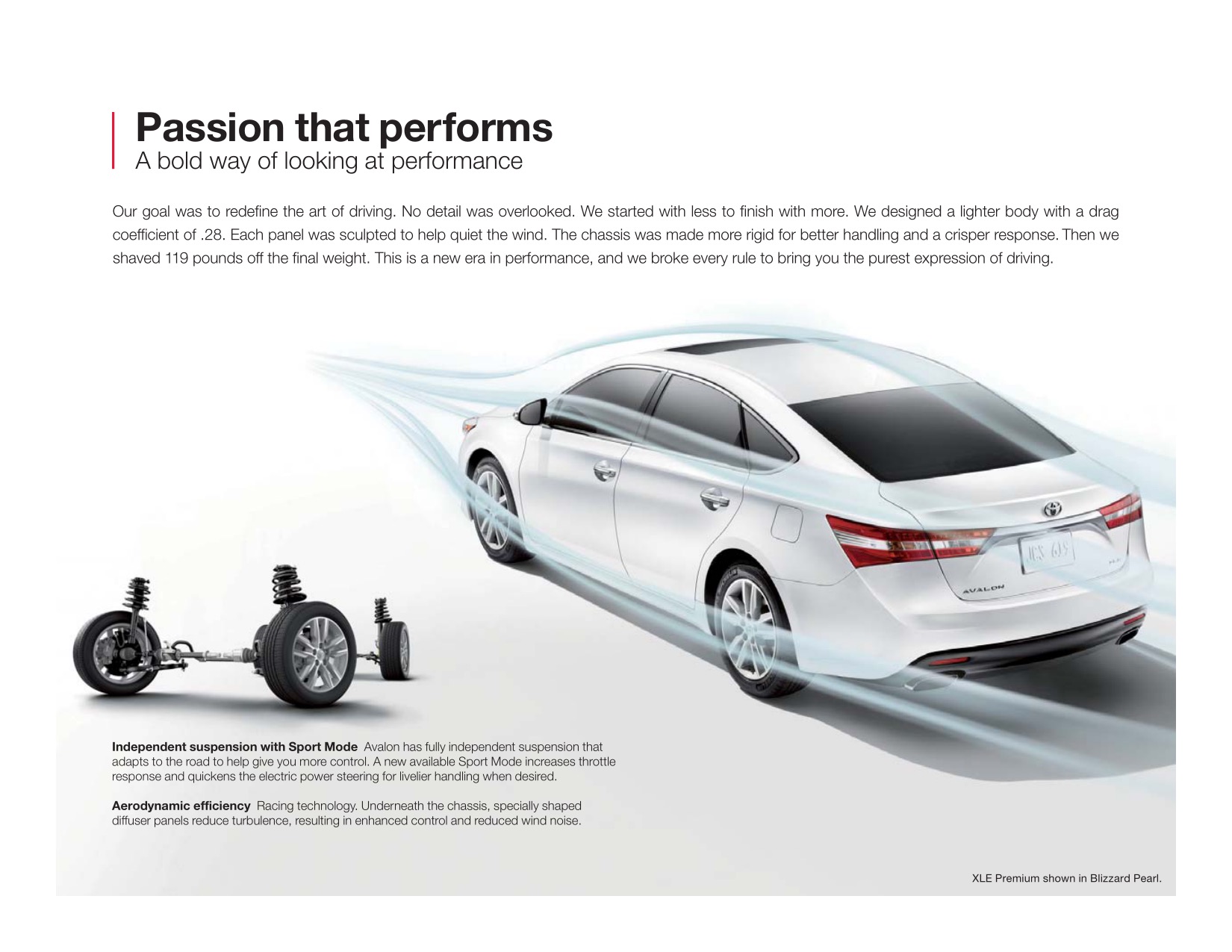 2013 Toyota Avalon Brochure Page 12